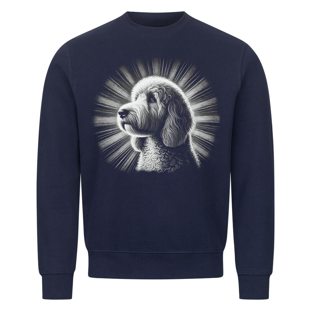 Premium Sweatshirt "Golden Doodle - Shine" Navy Blue – hunde-shirt.de