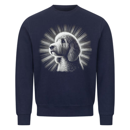 Premium Sweatshirt "Golden Doodle - Shine" Navy Blue – hunde-shirt.de