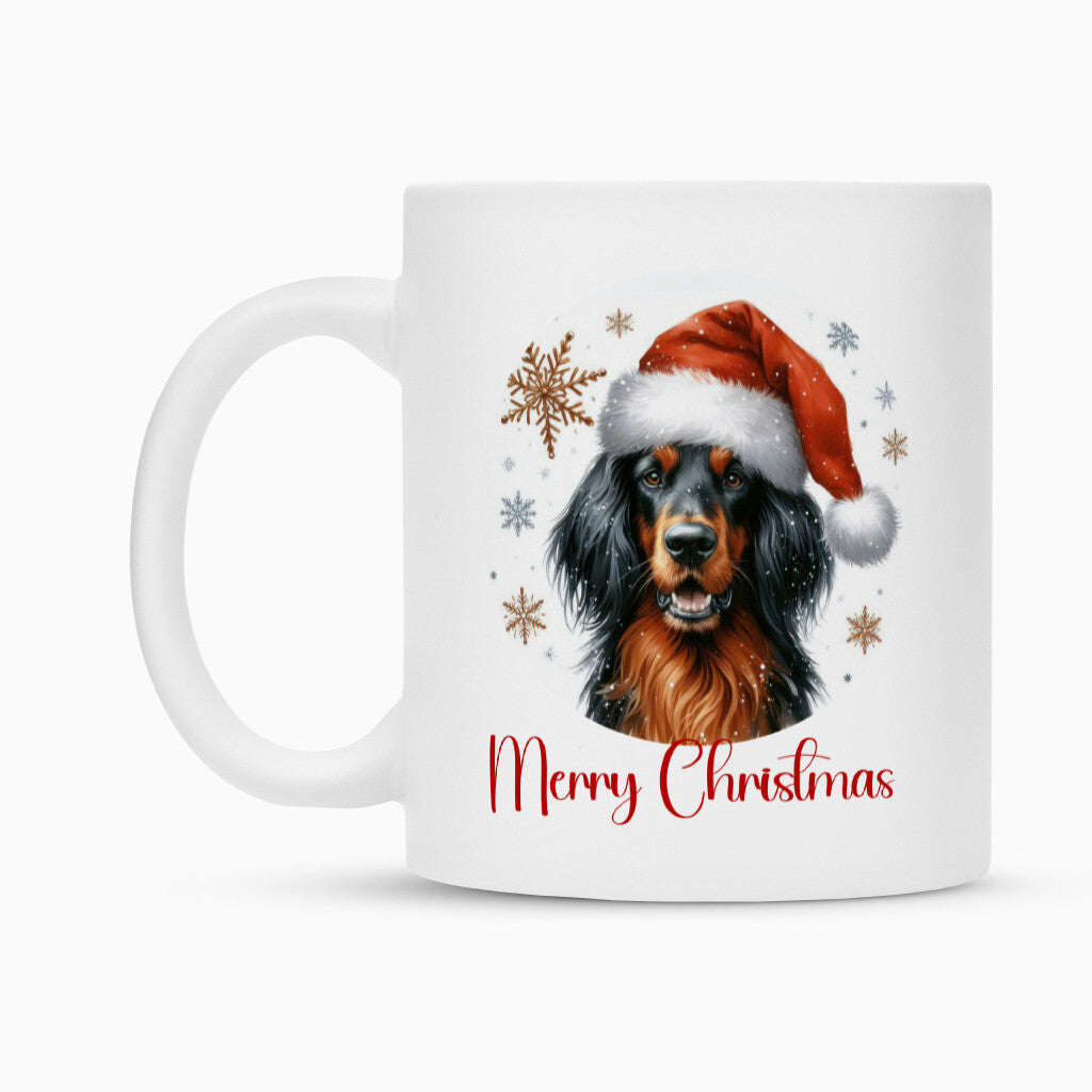 Tasse "Gordon Setter - Merry Christmas" – hunde-shirt.de