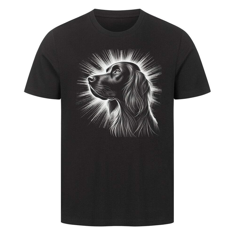 Premium T-Shirt "Gordon Setter - Shine" Schwarz – hunde-shirt.de