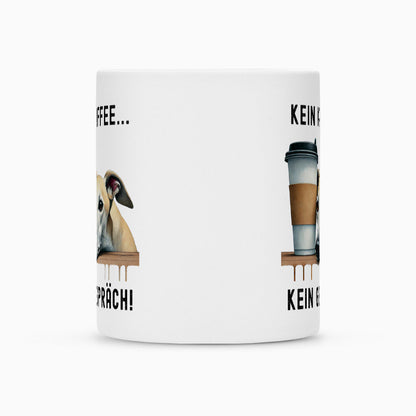 Tasse Greyhound ( hell ) - Kein Kaffee..." – hunde-shirt.de