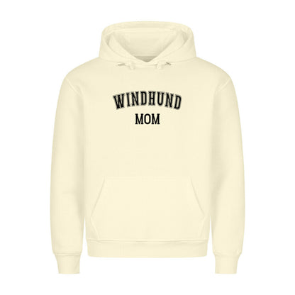 Premium Hoodie "Windhund - MOM" Beige – hunde-shirt.de