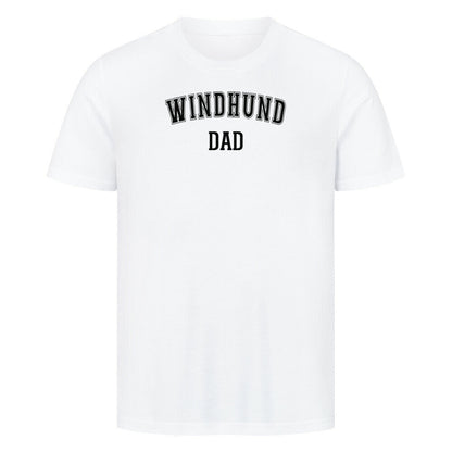 Premium T-Shirt "Windhund - DAD" Weiß – hunde-shirt.de
