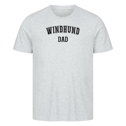 Premium T-Shirt "Windhund - DAD" Heather Grey – hunde-shirt.de