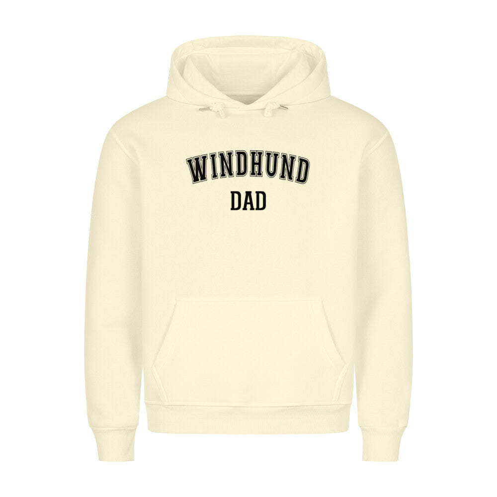Premium Hoodie "Windhund - DAD" Beige – hunde-shirt.de