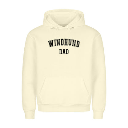 Premium Hoodie "Windhund - DAD" Beige – hunde-shirt.de