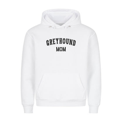 Premium Hoodie "Greyhound - MOM" Weiß – hunde-shirt.de