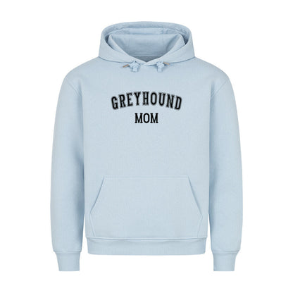 Premium Hoodie "Greyhound - MOM" Babyblau – hunde-shirt.de