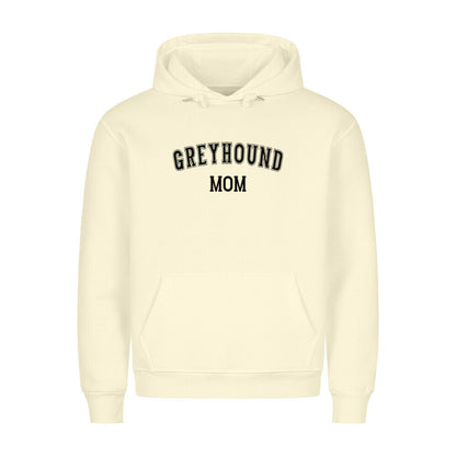 Premium Hoodie "Greyhound - MOM" Beige – hunde-shirt.de