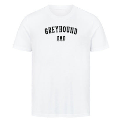 Premium T-Shirt "Greyhound - DAD" Weiß – hunde-shirt.de