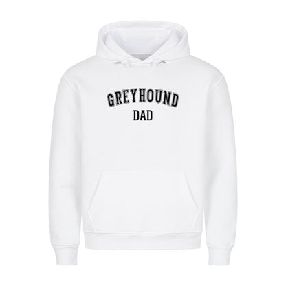 Premium Hoodie "Greyhound - DAD" Weiß – hunde-shirt.de