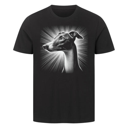 Premium T-Shirt "Greyhound - Bright" Schwarz – hunde-shirt.de