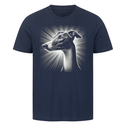 Premium T-Shirt "Greyhound - Bright" French Navy – hunde-shirt.de