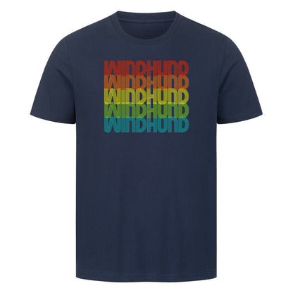 Premium T-Shirt "Windhund - RETRO" French Navy – hunde-shirt.de