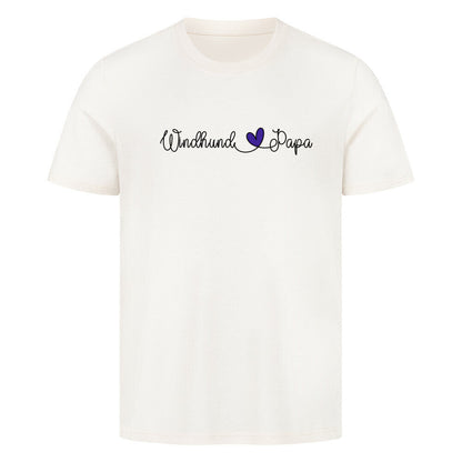 Premium T-Shirt "Windhund - Papa" Natural Raw – hunde-shirt.de