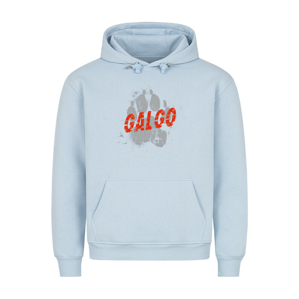 Premium Hoodie "Galgo - PAW" Babyblau – hunde-shirt.de