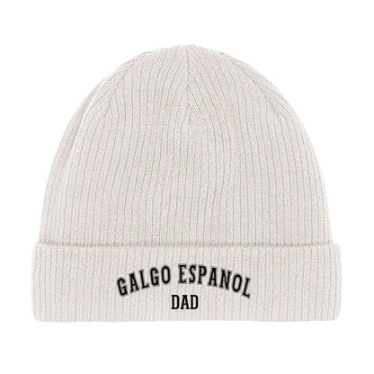 Beanie "Galgo - DAD" Beige – hunde-shirt.de