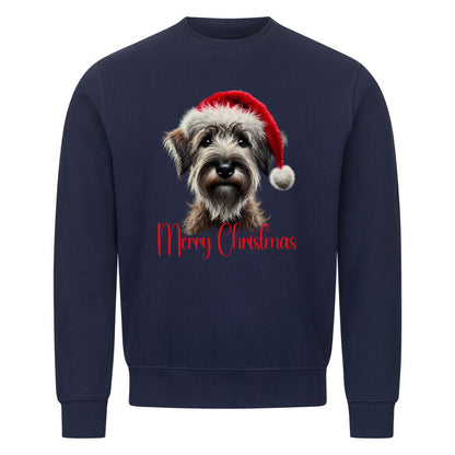 Premium Sweatshirt "Griffon Korthals - Merry Christmas" Navy Blue – hunde-shirt.de
