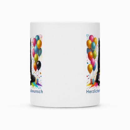 Tasse "Groenendael - Herzlichen Glückwunsch" – hunde-shirt.de