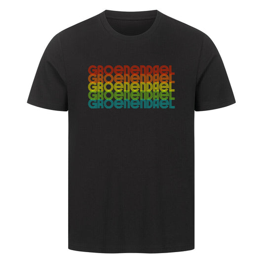 Premium T-Shirt "Groenendael - RETRO" Schwarz – hunde-shirt.de