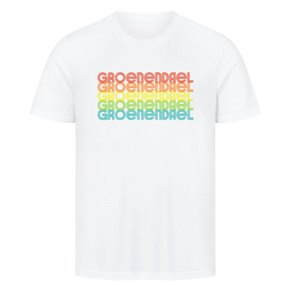 Premium T-Shirt "Groenendael - RETRO" Weiß – hunde-shirt.de