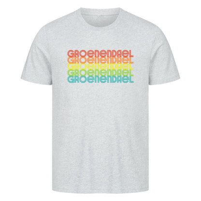 Premium T-Shirt "Groenendael - RETRO" Heather Grey – hunde-shirt.de