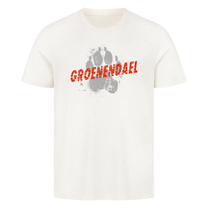 Premium T-Shirt "Groenendael - PAW" Natural Raw – hunde-shirt.de