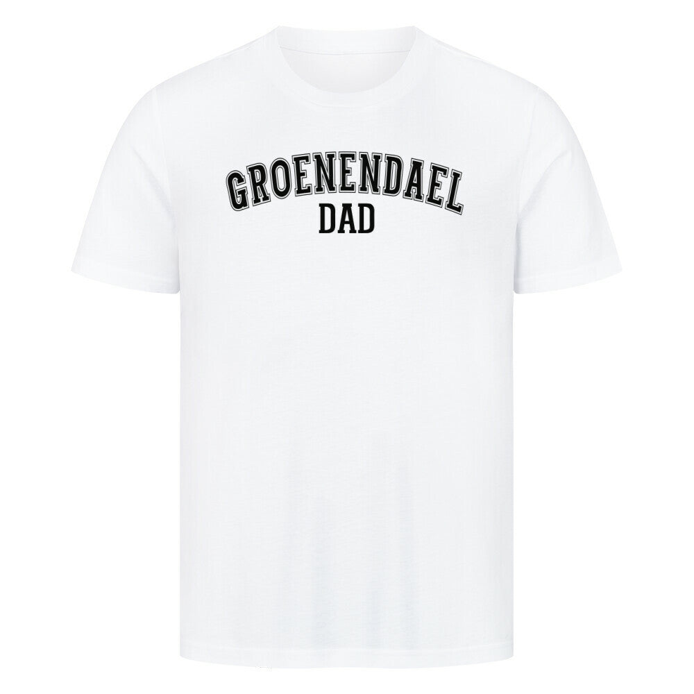 Premium T-Shirt "Groenendael - DAD" Weiß – hunde-shirt.de