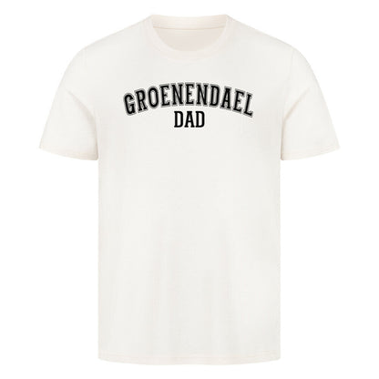 Premium T-Shirt "Groenendael - DAD" Natural Raw – hunde-shirt.de