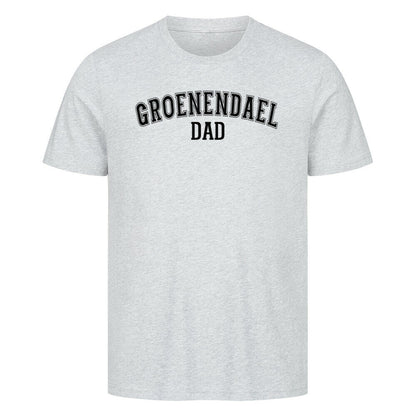Premium T-Shirt "Groenendael - DAD" Heather Grey – hunde-shirt.de