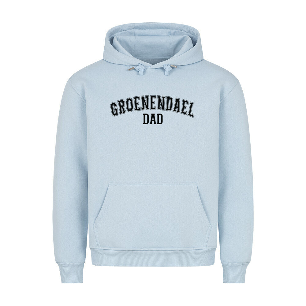 Premium Hoodie "Groenendael - DAD" Babyblau – hunde-shirt.de