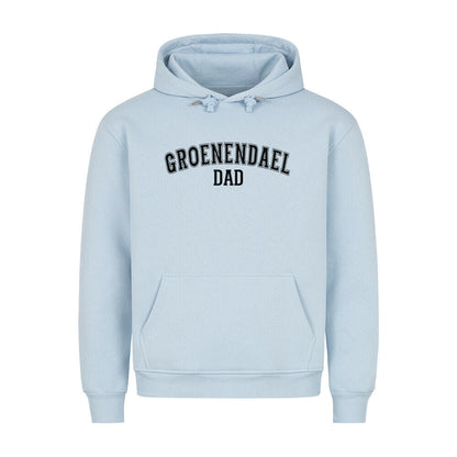 Premium Hoodie "Groenendael - DAD" Babyblau – hunde-shirt.de