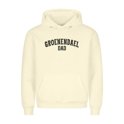 Premium Hoodie "Groenendael - DAD" Beige – hunde-shirt.de