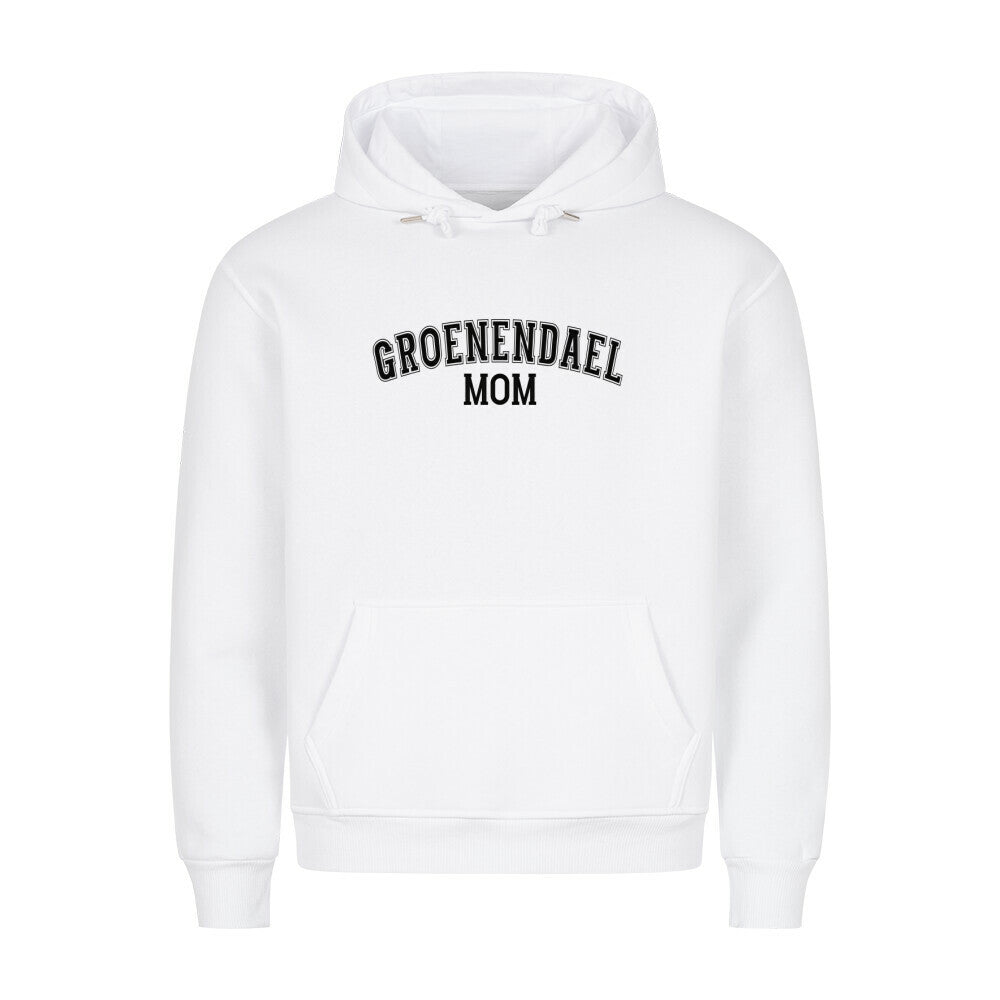 Premium Hoodie "Groenendael - MOM" Weiß – hunde-shirt.de