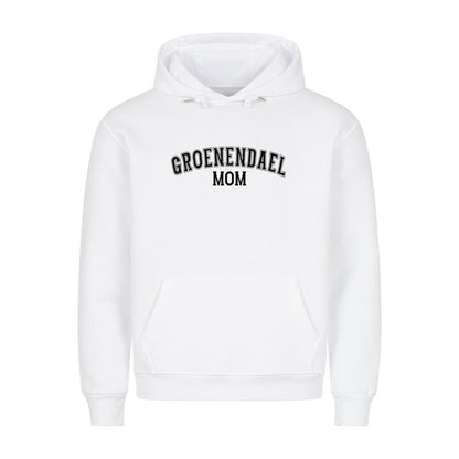 Premium Hoodie "Groenendael - MOM" Weiß – hunde-shirt.de