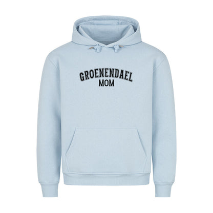 Premium Hoodie "Groenendael - MOM" Babyblau – hunde-shirt.de