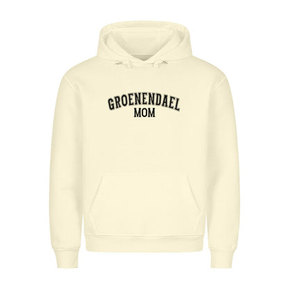 Premium Hoodie "Groenendael - MOM" Beige – hunde-shirt.de