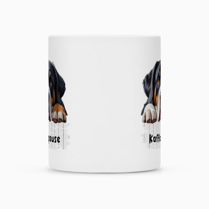 Tasse "Großer Schweizer Sennenhund - Kaffeepause" – hunde-shirt.de