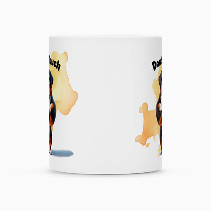 Tasse "Großer Schweizer Sennenhund - Don´t touch" – hunde-shirt.de