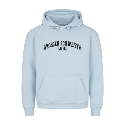 Premium Hoodie Großer Schweizer - MOM" Babyblau – hunde-shirt.de