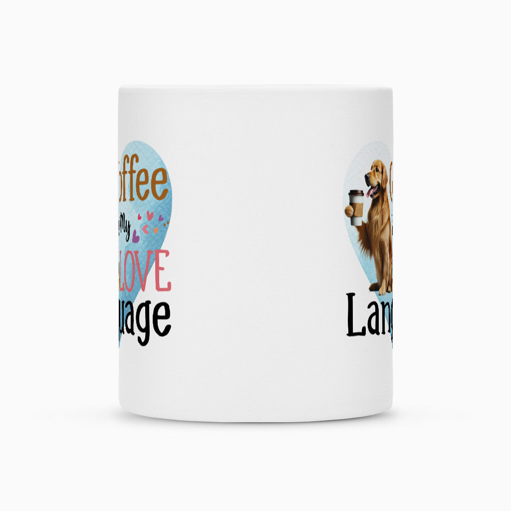 Tasse "Golden Retriever - Love Language" – hunde-shirt.de