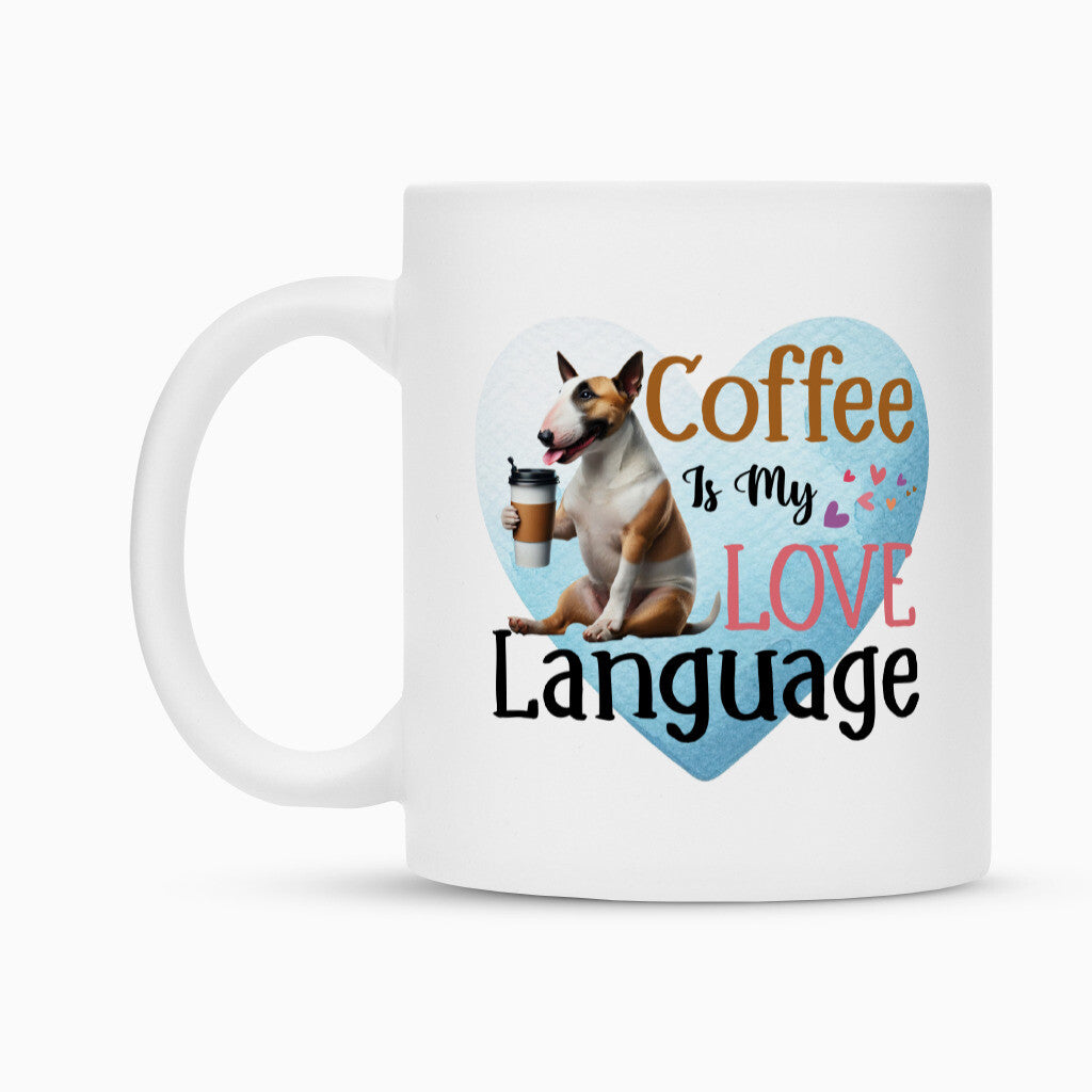 Tasse "Bullterrier - Love Language" – hunde-shirt.de