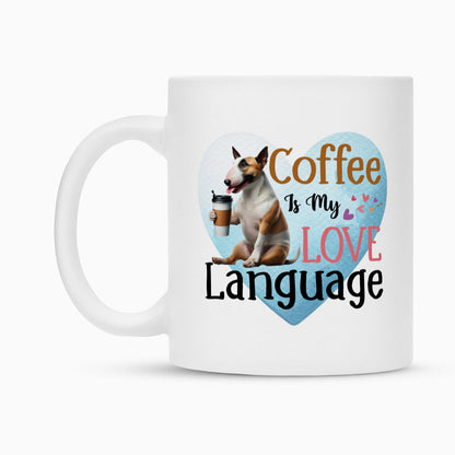 Tasse "Bullterrier - Love Language" – hunde-shirt.de