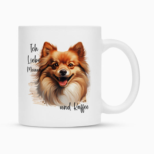 Tasse "Großspitz - Ich liebe meinen..." Weiß – hunde-shirt.de