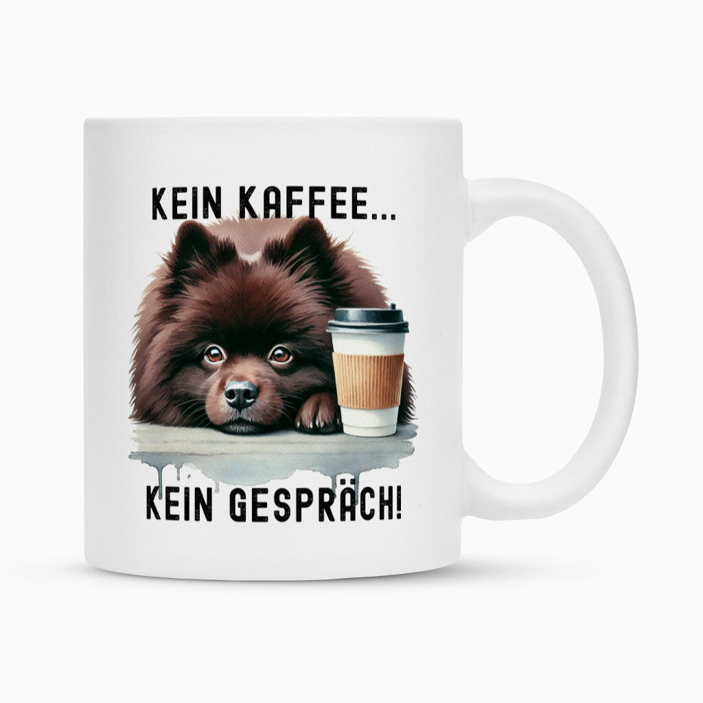 Tasse "Großspitz - Kein Kaffee..." Weiß – hunde-shirt.de