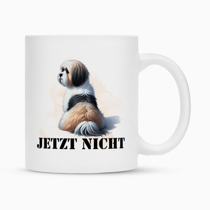 Tasse "Havaneser - JETZT NICHT" Weiß – hunde-shirt.de
