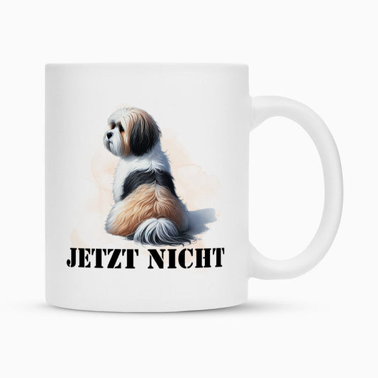 Tasse "Havaneser - JETZT NICHT" Weiß – hunde-shirt.de