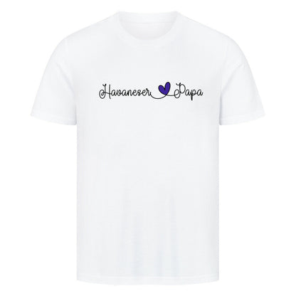 Premium T-Shirt "Havaneser - Papa" Weiß – hunde-shirt.de