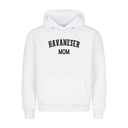 Premium Hoodie "Havaneser - MOM" Weiß – hunde-shirt.de