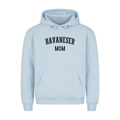 Premium Hoodie "Havaneser - MOM" Babyblau – hunde-shirt.de